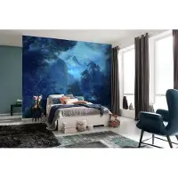 Komar Fotobehang Midnight - Blauw - 2,80m X 400cm
