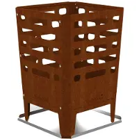 Barbecook Jill - Vuurkorf - Cortenstaal - 38x38x55cm