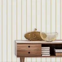 Praxis Vliesbehang Vintage 25763 - Grijs - Goud-geel - Greige - 10,05m X 53cm