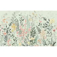 Overig Fotobehang Hay Meadow - Meerkleurig - 2,50m X 400cm