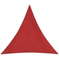 Overig Windhager Schaduwdoek Cannes Driehoekig 5m Rood