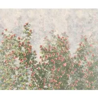 Overig Fotobehang Wall Roses - Meerkleurig - 2,50m X 300cm