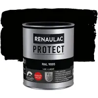 RENAULAC Houtlak Protect - Hoogglans - Gitzwart Ral 9005 - 750ml