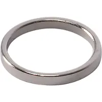 DecoMode - Gordijnring - Metaal - Geborsteld Nikkel - Dia. 12mm - 8 Stuks