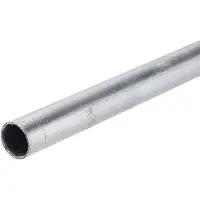 Overig Metalen Gordijnroede Industrieel - Grijs - 160cm - Muurbevestiging