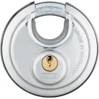 ABUS Discusslot Met Sleutel Diskus Tkdi16/70 - Gehard Roestvrij Staal Hoge Veiligheid - Diameter 70mm
