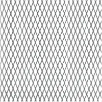 Alberts Metaalgaasplaat - Staal - Brut - Uitgevouwen Metaal - 250x500x1,2mm