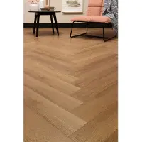 Cando Visgraat Pvc Vloer Click De Luxe - Natuur Eiken - 4-zijdige Micro V-groef - 7mm - 2,070m²
