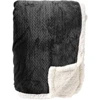 Id Plaid Bobby 150 X 200 Cm Zwart