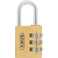 ABUS Combinatieslot Tcb32/30 - Massief Messing Voor Koffer - Behuizing 30mm