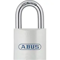 ABUS Hangslot Met Sleutel Titalium Tkti37/60 - Massief Aluminium, Hoge Veiligheid - Behuizing 60mm
