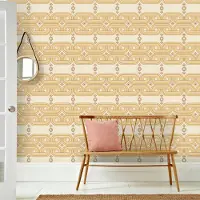 Overig Fotobehang Seventies S721a9 - Beige - Groen - 2,70m X 419cm