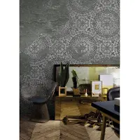 Overig Fotobehang Vanilla Lime 14369 - Grijs - Groen - 2,70m X 450cm