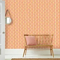 Praxis Fotobehang Seventies S731a4 - Oranje - Geel - Wit - 2,70m X 186cm