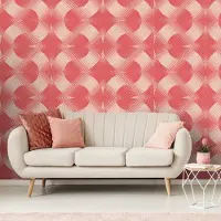 Overig Fotobehang Seventies S711b4 - Rood - Beige - 2,70m X 186cm