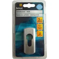 Sencys Cilinderplaat Rechthoekig Aluminium Zilver 10mm