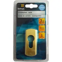 Sencys Cilinderplaat Rechthoekig Aluminium Champagne 6 Mm