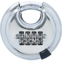 ABUS Discusslot Met Cijferslot Tcdi1/70 - Roestvrij Staal Hoge Veiligheid - Diameter 70 Mm