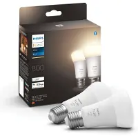 Philips Hue Ledlamp Warm Wit E27 9w 2 Stuks
