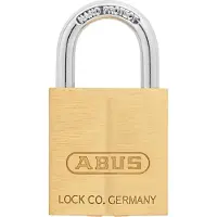 ABUS Hangslot Met Sleutel Kb4/30 - Massief Messing Voor Poort - Behuizing 30mm