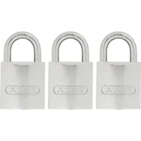 ABUS Hangslotset Kbib2/30 - Massief Messing, Waterbestendig - Behuizing 28,5 Mm - Set Van 3 Stuks