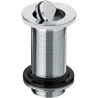 Wirquin Afvoerplug Draaiklep 100mm Chroom