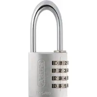 ABUS Combinatieslot Ca3/40hb40 - Massief Aluminium Voor Kluisje - Behuizing 40mm, Lange Beugel 40mm