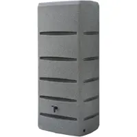 Nature Regenton - Muurzuil - 720l - Antraciet Pe Inclusief Kraan - 79x59x180cm