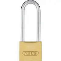 ABUS Hangslot Met Sleutel Tkb3/40hb63 - Massief Messing Voor Poort - Behuizing 40mm, Beugel 63mm