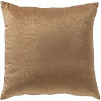 Praxis Kussen Croco 40x40cm Camel
