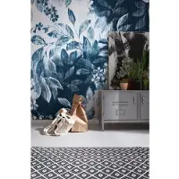 Komar Fotobehang Idyllic Indigo - Blauw - 2,50m X 200cm