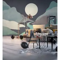 Komar Fotobehang Moon Monumental - Meerkleurig - 2,50m X 400cm
