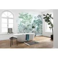 Overig Fotobehang Silva - Groen - 2,50m X 350cm