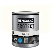RENAULAC Houtlak Protect - Zuiver Wit Ral 9010 - Zijdeglans - 750ml