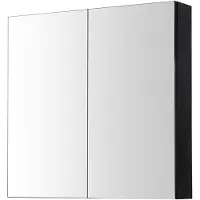 Aquazuro Spiegelkast Arezzo 80cm Zwart Mat