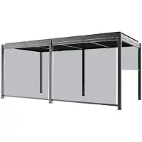 Central Park Rolgordijn Voor Pergola Riaci 300x572x218/230cm - 3 Stuks