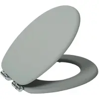 Aquazuro Wc-bril - Mdf - Softclose - Verstelbaar - Quick Release - Grijs