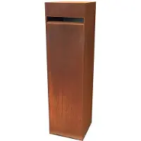 VASP Wandbrievenbus Genua - Staal - Cortenstaal - 32x115,5x32cm