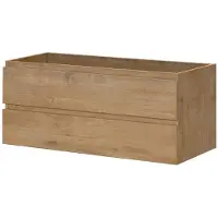 Aquazuro Wastafelonderkast Napoli 120cm 2 Laden Natuur Eik