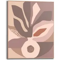 Praxis Schilderij Earth Abstract - Slim Frame - Mdf Bruin - 40x50cm