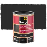 Sencys Tuinhoutbeits Tuinhuis En Schutting Dekkend Zijdeglans Ral7016 2,5l