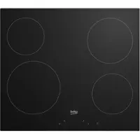 Overig Beko Vitrokeramische Kookplaat Hic 64401 Zwart 58x51cm 6800w
