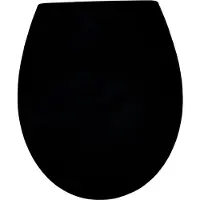Aquazuro Wc-bril Pp Zwart - Duroplast - Softclose - Verstelbaar - Quick Release - Zwart