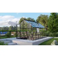 Vitavia Tuinkas Meridian 2 9900 - Veiligheidsglas 3mm - Zwart - 257x383x232cm