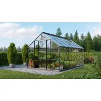 Vitavia Tuinkas Meridian 1 11500 - Veiligheidsglas 3mm - Zwart - 257x445x232cm