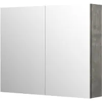 Aquazuro Spiegelkast Napoli 90cm Betongrijs