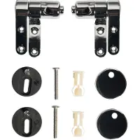 Aquazuro Bevestigingskit Voor Wc-bril - Softclose - Quick Release - Verstelbaar - Zink