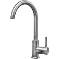 EsseBagno Keukenkraan Kiwo Nikkel Geborsteld