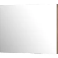 Aquazuro Klassieke Badkamerspiegel Napoli - Rechthoekig - Natuurlijke Eik - 90x80 Cm