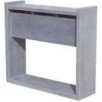 VASP Brievenbusunit Madrid Triple - Natuursteen - Belgische Blauwe Hardsteen - 40,3x160x32cm - 3st